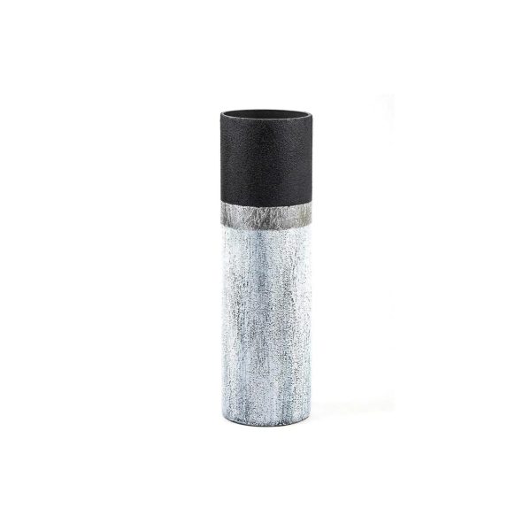 Blue stone imitation vase | Glass vase for flowers | Cylinder Vase | Interior Design | Home Decor | Large Floor Vase 16 inch